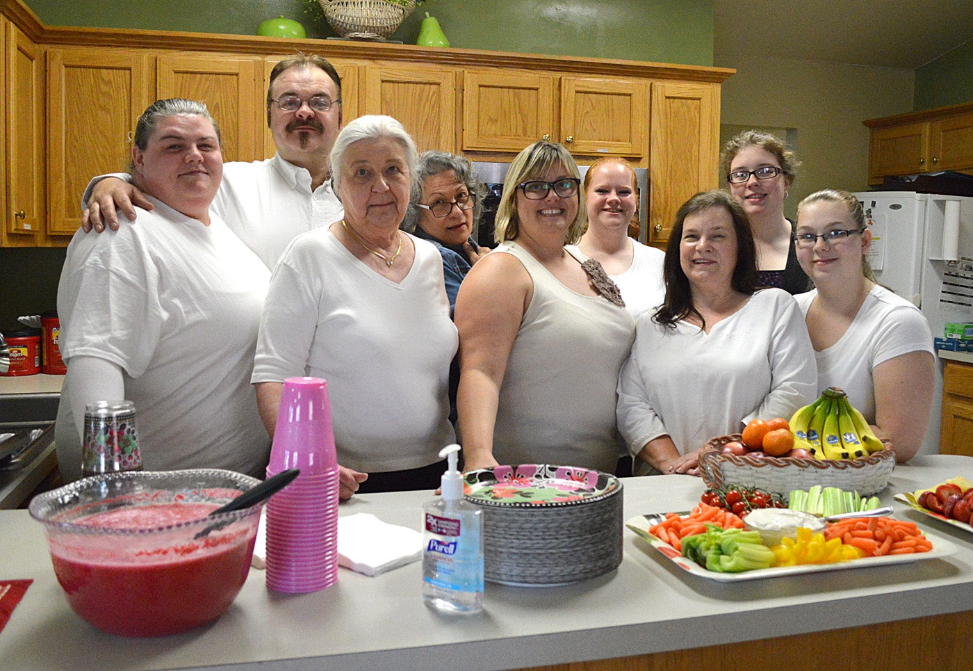 Caregivers at Council Oaks. Front row: (l to r): Stacy Richardson, Carol Mayabb, Jessi Spencer, Teresa Morales and Casey Bumgardner. Back row: (l to r): Brian Wildey, Elizabeth Stotler, Barbara Bertram and Halie Hawk.