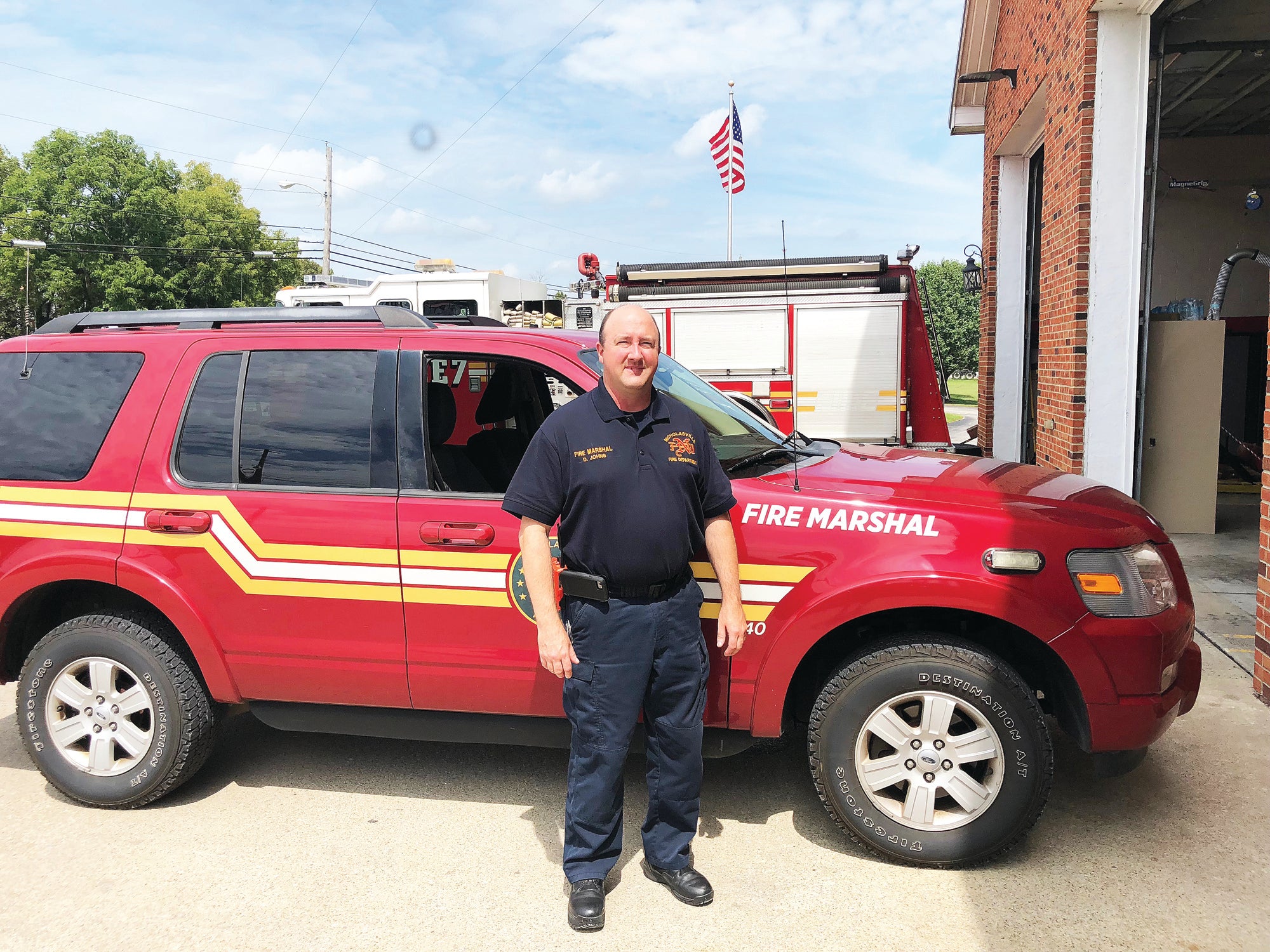 NFD promotes new fire marshal  Jessamine Journal  Jessamine Journal