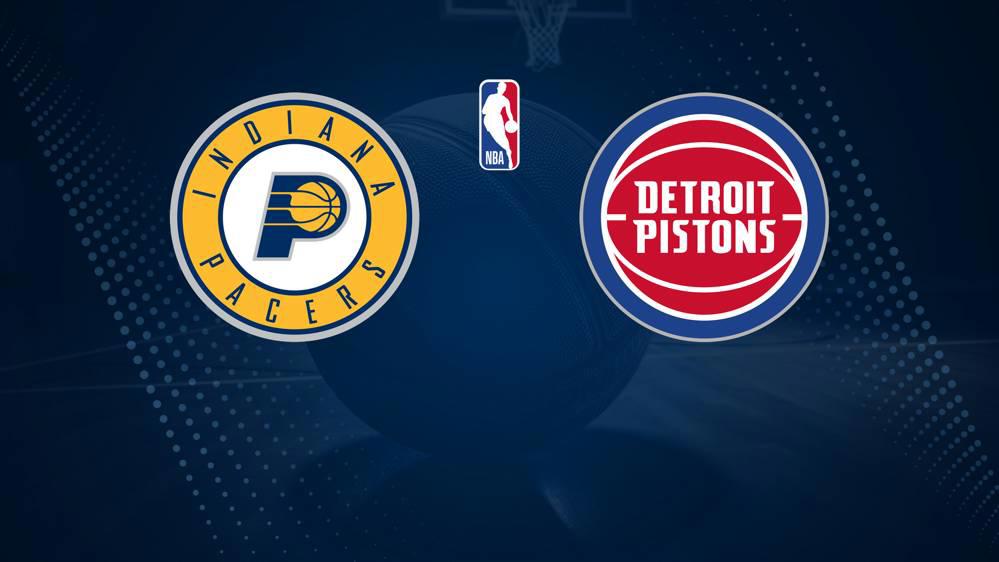 How to Watch the Pacers vs. Pistons Game: Streaming & TV Channel Info for October 23