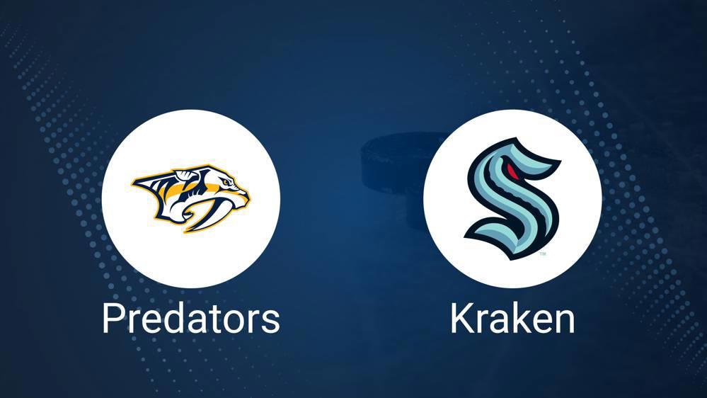 Where to Watch Nashville Predators vs. Seattle Kraken on TV or Streaming Live - October 15