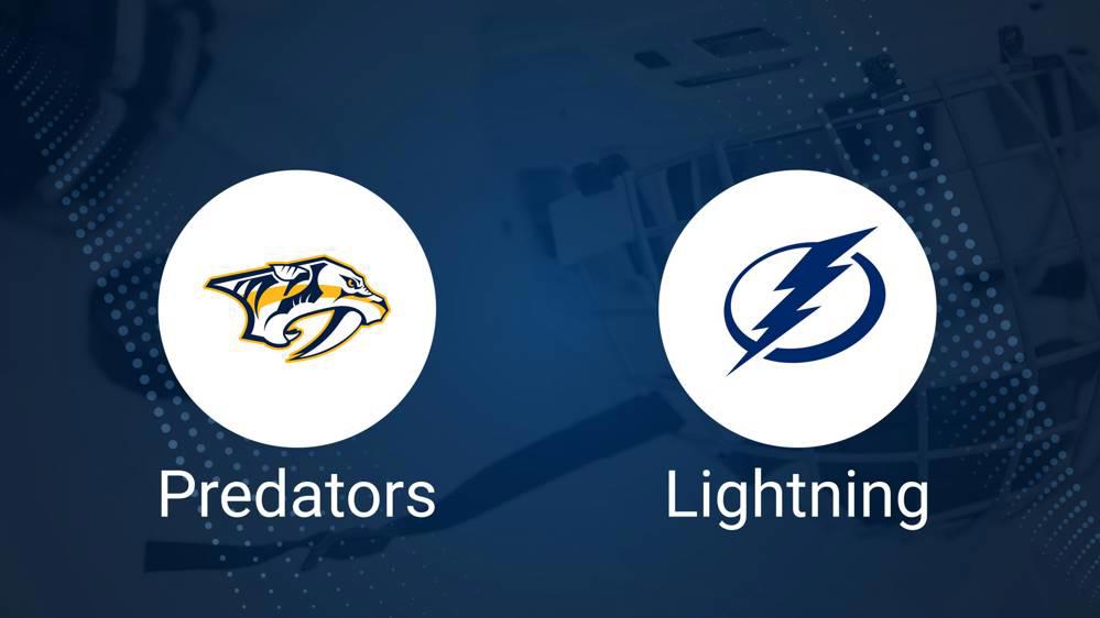 Predators vs. Lightning Injury Report Today - November 29