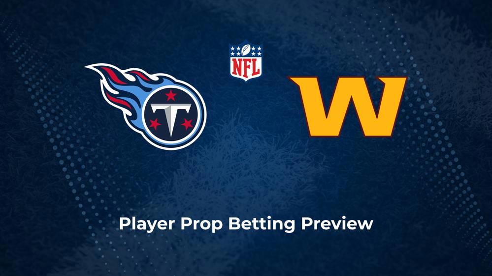 Titans vs. Commanders Player Props & Odds – Week 13