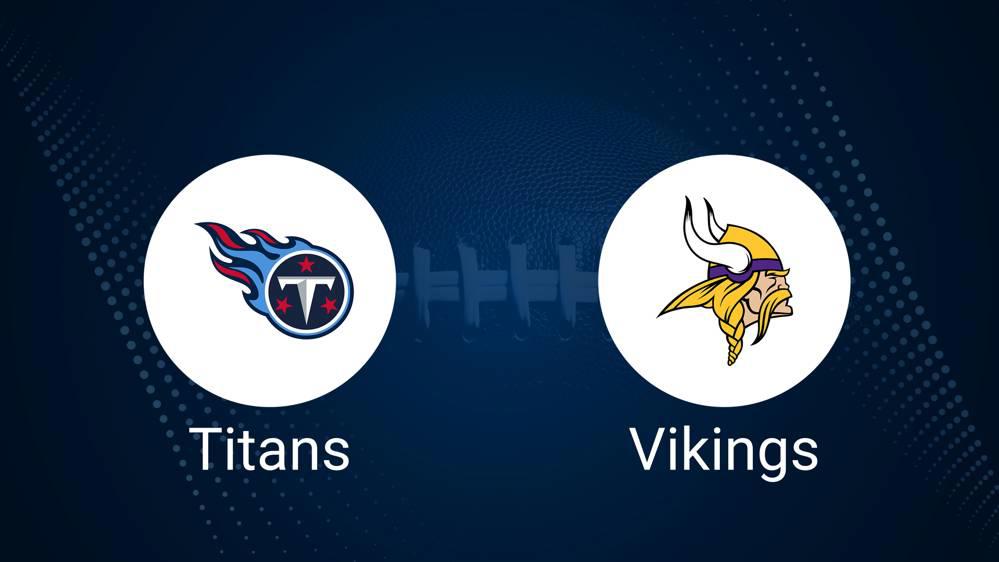 Titans vs. Vikings: Odds, Moneyline, and Spread - Week 11