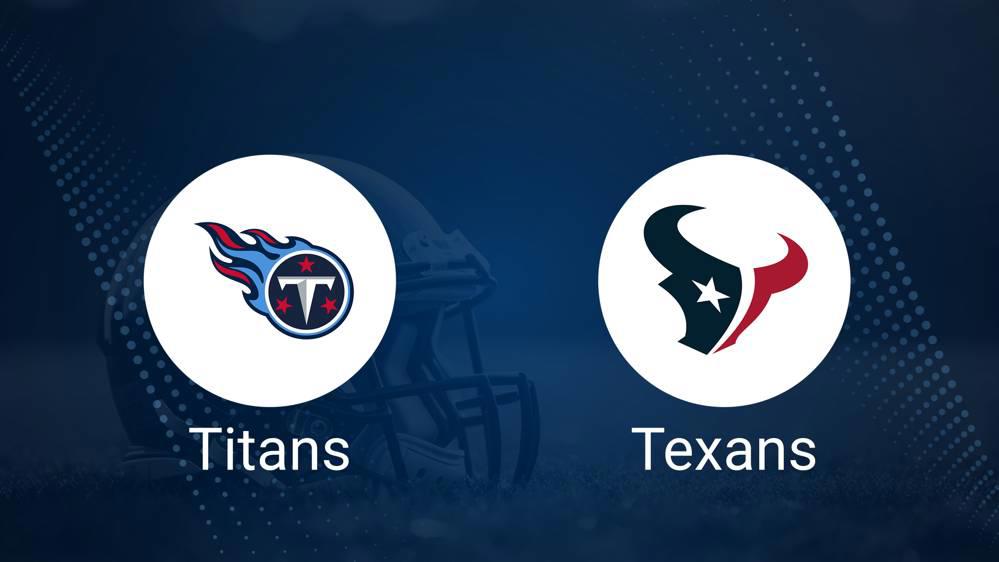 Where to Watch Titans vs. Texans on TV or Streaming Live - Nov. 24