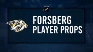 Filip Forsberg Player Prop Bets for the Predators vs. Hurricanes Game - December 23