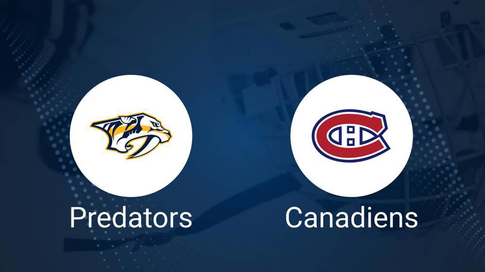 How to Pick the Predators vs. Canadiens Game with Odds, Spread, Betting Line and Stats – December 5