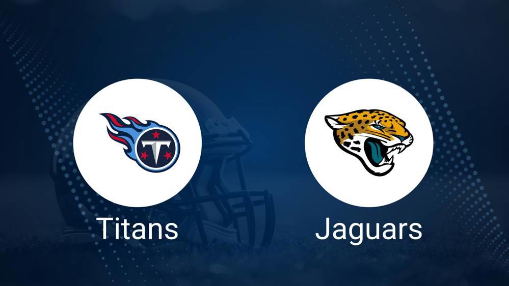 Where to Watch Titans vs. Jaguars on TV or Streaming Live - Dec. 29