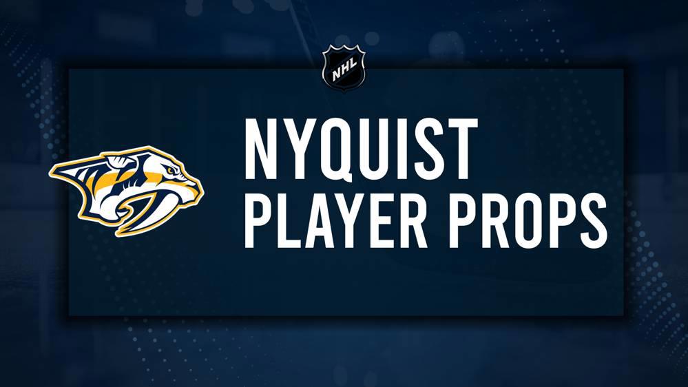 Gustav Nyquist Player Prop Bets for the Predators vs. Blackhawks Game - January 16