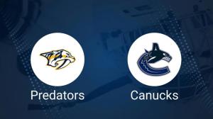 How to Pick the Predators vs. Canucks Game with Odds, Spread, Betting Line and Stats – January 29