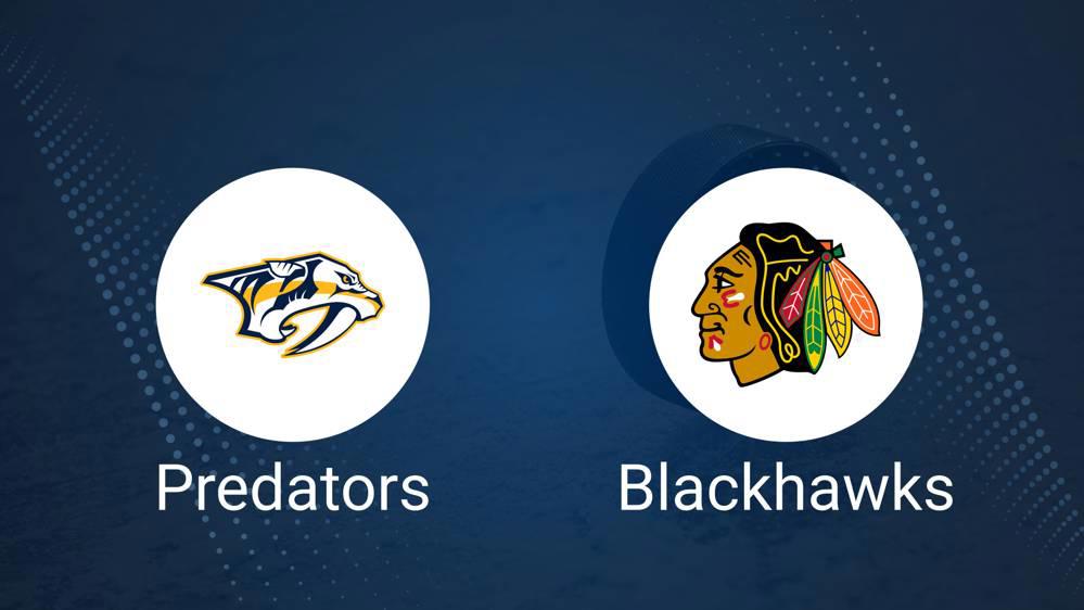 Where to Watch Nashville Predators vs. Chicago Blackhawks on TV or Streaming Live - January 16