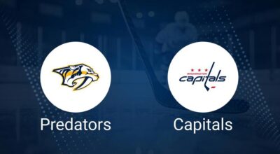 Where to Watch Nashville Predators vs. Washington Capitals on TV or Streaming Live - January 11