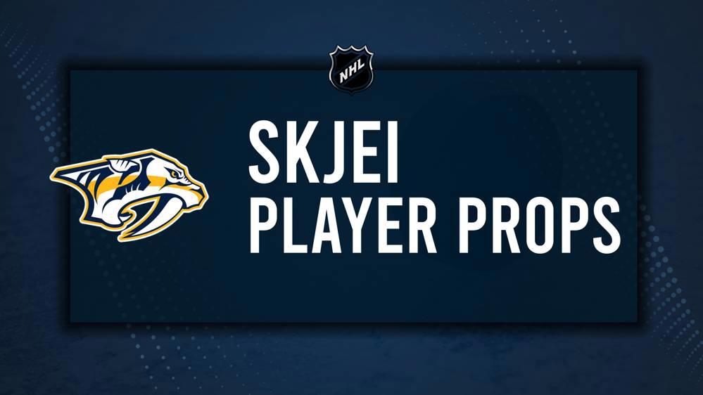 Brady Skjei Player Prop Bets for the Predators vs. Blackhawks Game - February 7